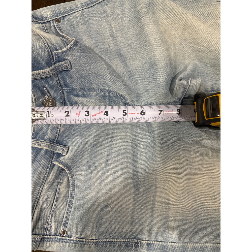 Bebe Heartbreaker Light Wash Denim Jeans in Blue - Picture 4 of 6